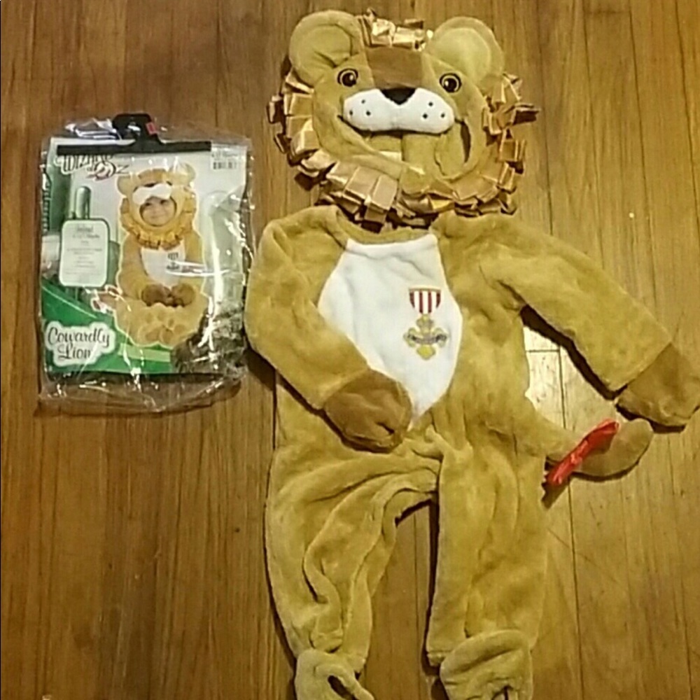 Cowardly Lion Costume 6-12 months